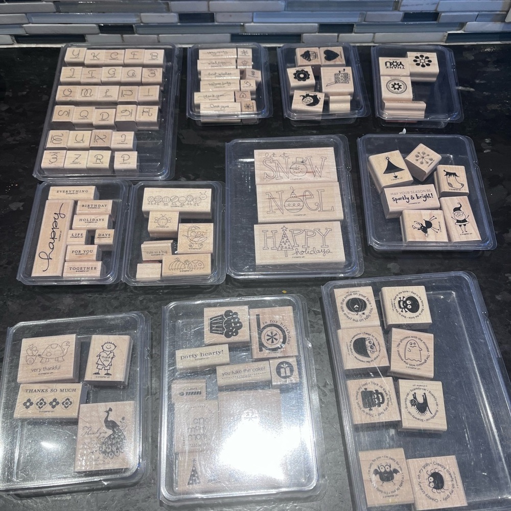 Stamping’ Up stamps and punches